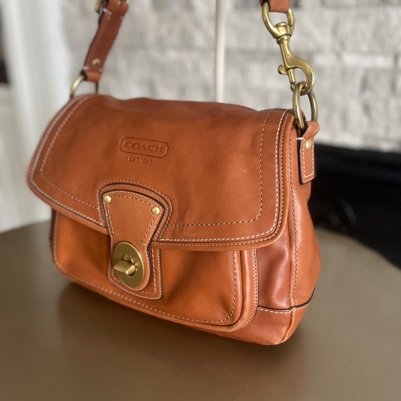 Vintage Coach Hobo Legacy Brown Leather Shoulder Bag - Picture 3 of 15